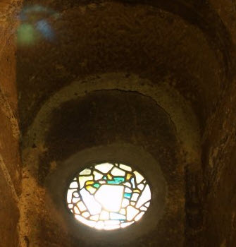 Oldest known stained glass window